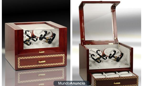 VITRINA MUEBLE WATCH-WINDER CON MOVIMIENTO AUTOMÁTICO, PARA 8+ 6 RELOJES.