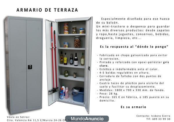 Armario de Terraza -  La respuesta al ¿dónde lo pongo?