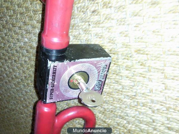 dispositivo antirrobo con 2 llaves