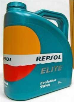 Aceite REPSOL ELITE EVOLUTION 5W40 5L