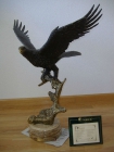 Escultura de bronce del aguila real - mejor precio | unprecio.es