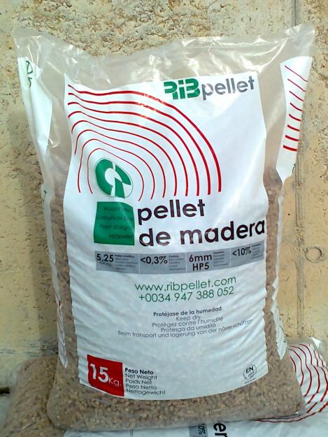 Venta de pellets en Valladolid.