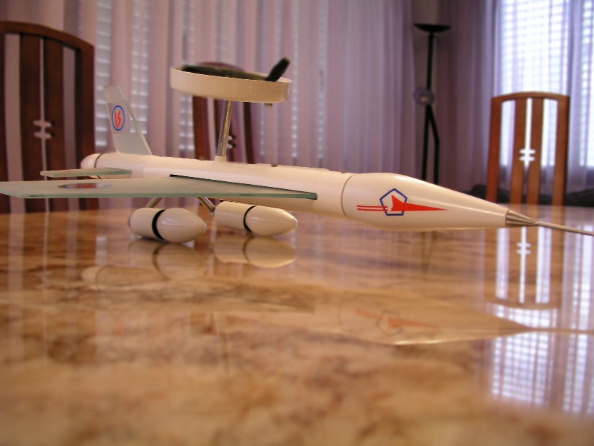 Lampara avion supersonico