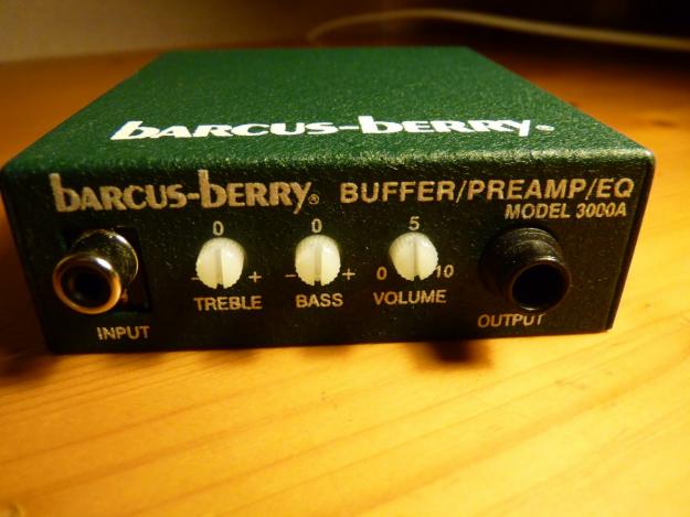 PREAMPLIFICADOR PARA VIOLIN BARCUS BERRY 3000A COMO NUEVO