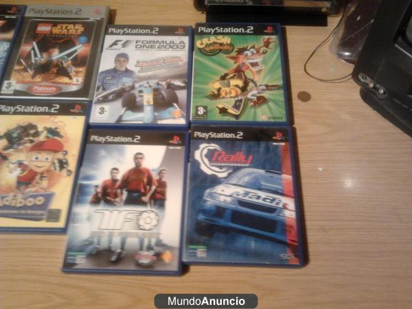 se vende play2 con 2 mandos cables 2 memoristick y juegos de psp