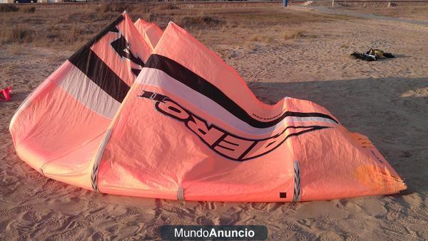 Cometa kite (2 cometas: Naish y Takoon) completas