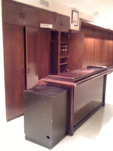 ¡oportunidad! mostrador de tienda en madera