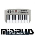 Teclado controlador MIDI BCT MIDIPlus Origin 25 Funciones: - 25 teclas de tamaño estándar - Botones para subir y bajar l - mejor precio | unprecio.es