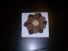 Broche flor en tonos marrones. Nuevo. - mejor precio | unprecio.es