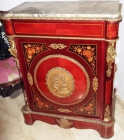 Gabinete de caoba “pier” de siglo 19 con incrustaciones artísticas y obras escultóricas - mejor precio | unprecio.es