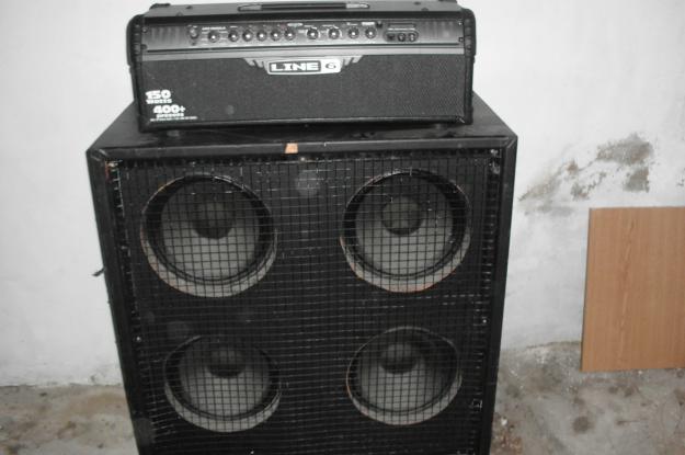amplificador para guitarra.o bajo,con pantalla.linie 6.profesional
