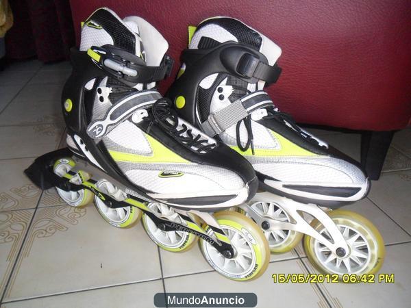 Vendo Patines en linea Marca Softmax talla 44/45