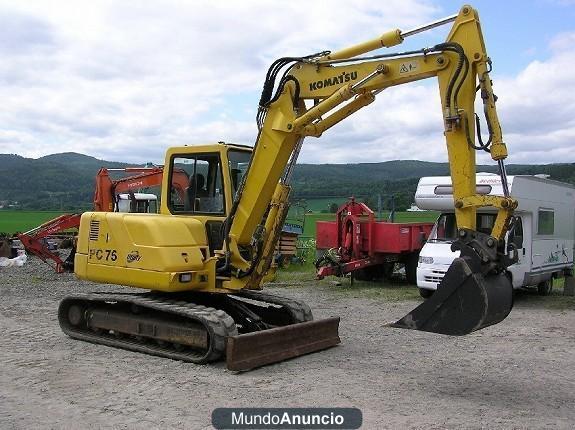 Tractor Agrícola Komatsu PC 75 1998