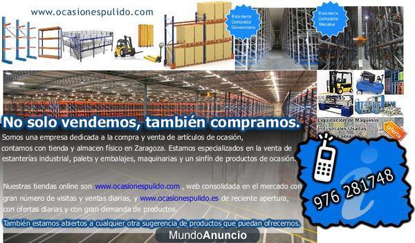 Compra-Venta Estanterias para Almacen Tel: 976 281748