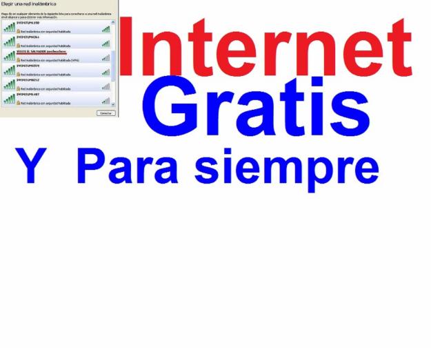 Internet wifi gratis por siempre