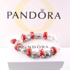 PULSERA PANDORA ROJA CON DETALLE CORAZON - mejor precio | unprecio.es