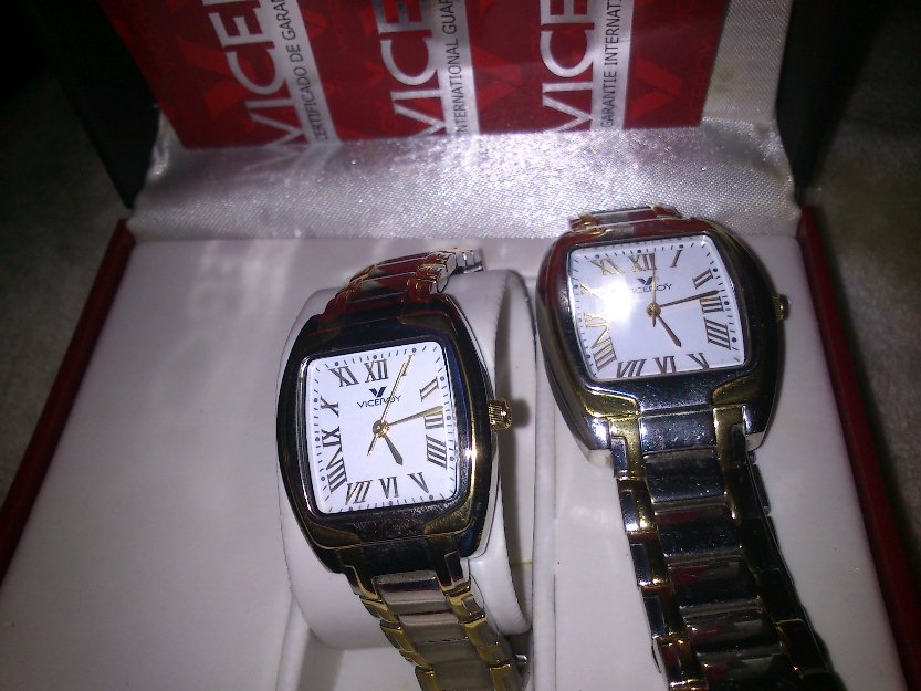 vendo pareja de relojes VICEROY