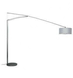 Vibia Balance Lámpara de pie - Níquel mate pantalla trama de aluminio - iLamparas.com