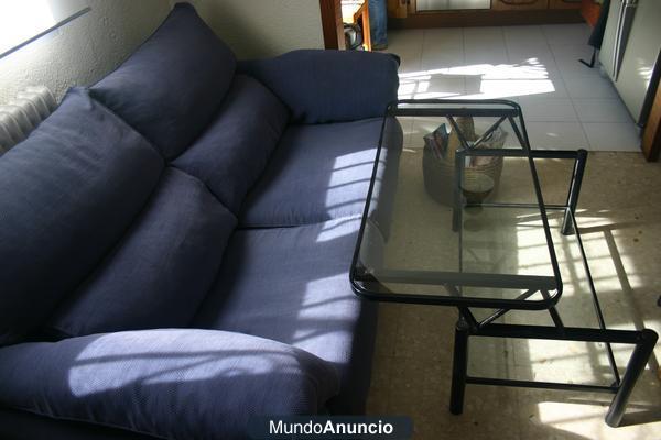 Conjunto sofás 3+2 reclinables + mesa centro elevable