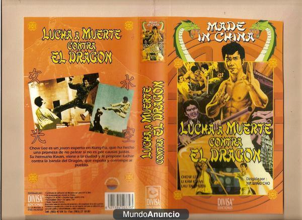 COMPRO PELICULAS VHS Y DVD SPAGHETTI WESTERN,ARTES MARCIALES DE CHINOS