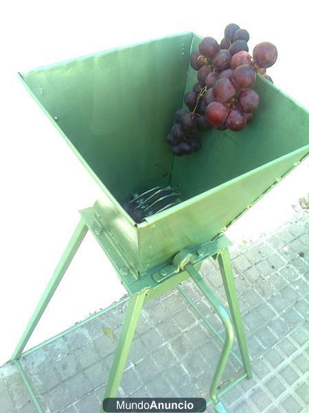 TRITURADOR PARA UVAS CEBOLLAS REMOLACHA OPERCULOS DE MIEL ETC.