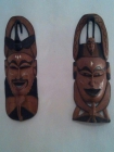 Mascaras africanas talladas en madera maciza - mejor precio | unprecio.es