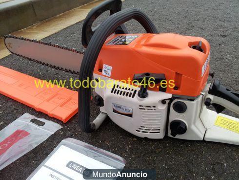 Motosierra semiprofesional 52cc , 3,2cv , 50cm de corte