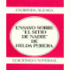 El ensayo sobre El sitio de nadie de Hilda Perera. --- Ediciones Universal, 1975, Miami. - mejor precio | unprecio.es