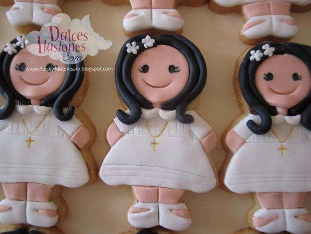 Galletas para comuniones, bodas, bautizos, cumpleaños...