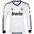Venta camiseta de real madrid manga large 2013 1 equipacion blanco - mejor precio | unprecio.es