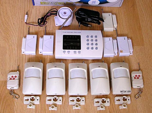 Alarma vigilancia inalambrica para Tienda, Casa, Chalet, Caravana