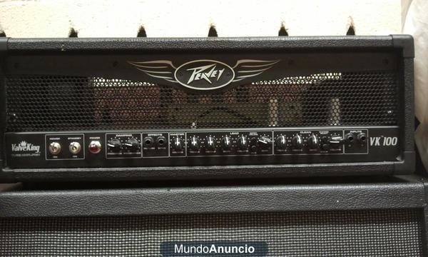 Vendo cabezal  Peavey Valveking 100