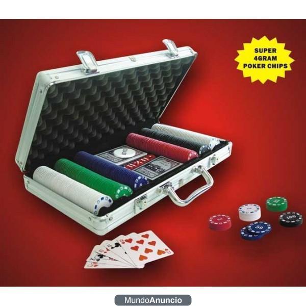 Maletin profesional 300 Fichas de pocker Stars