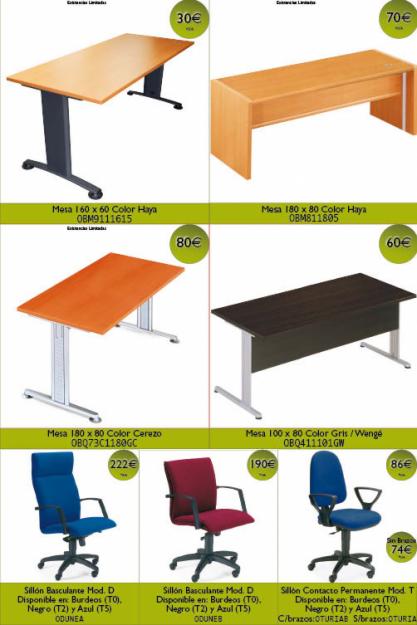 Outlet en Mobiliario de Oficina