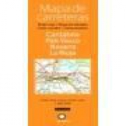 Mapa de carreteras: Cantabria, País Vasco, Navarra y La Rioja - mejor precio | unprecio.es