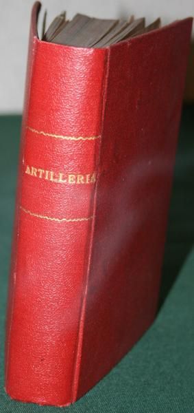 ALFONSO XIII, 1919, LIBRO INSTRUCCIONES PARA EL TIRO DE LAS BATERIAS DE ARTILLERIA PESADA EN CAMPAÑA Y POSICION.