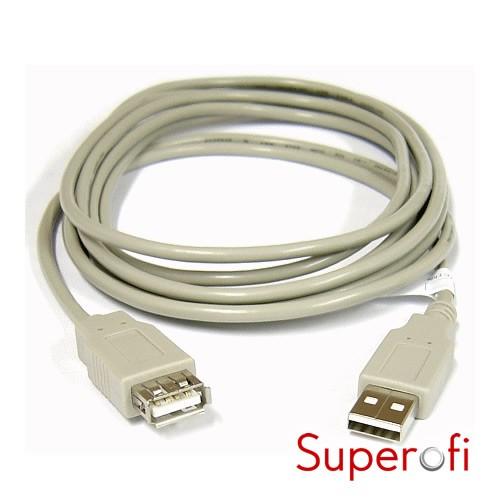 Cable Extensión USB USB-A Macho /USB-A Hembra 3M