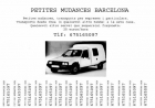 PEQUEÑAS MUDANZAS BARCELONA - mejor precio | unprecio.es