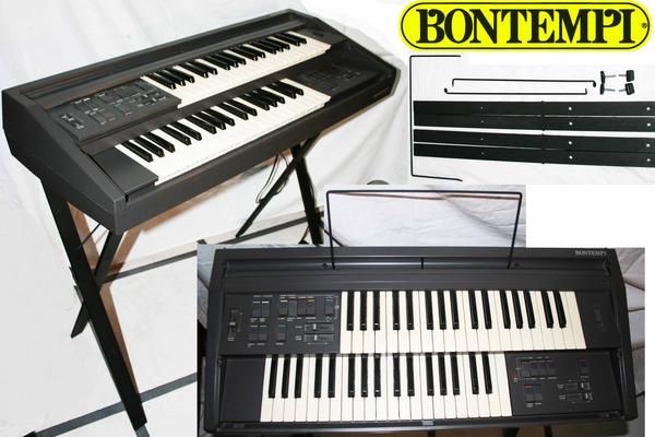 Piano de doble teclado BONTEMPI   (vintage)