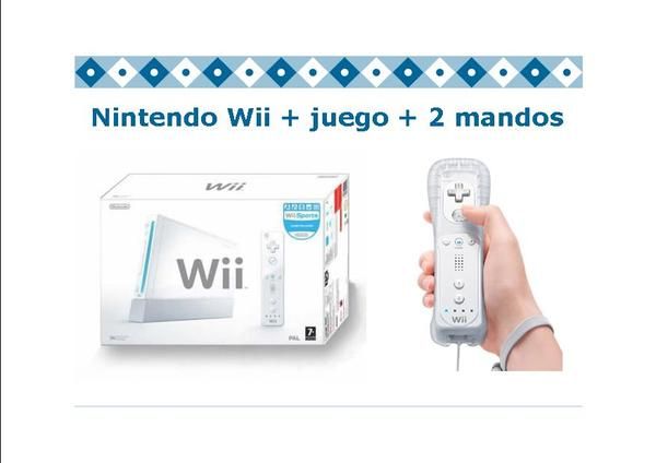 Se vende Wii nueva con todos sus accesorioa + 2 mandos