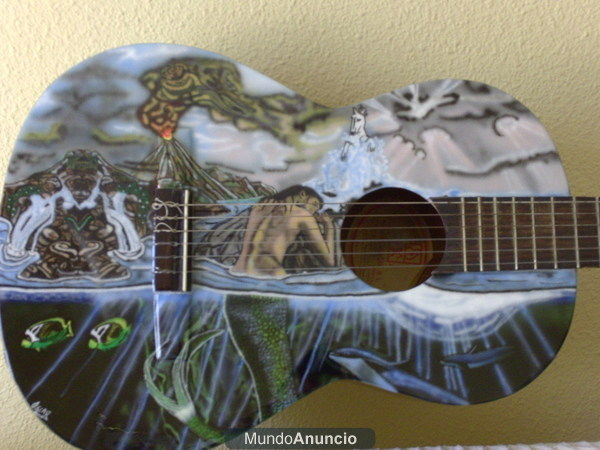 Guitarras deadly paint aerografías