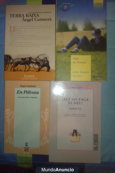 Libros Lectura Lengua Catalana ESO+Bachillerato MITAD DE PRECIO