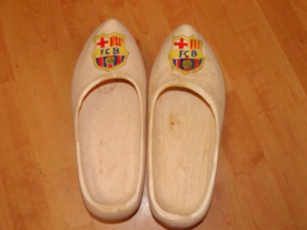 Madreñas  con el escudo del F.C.BARCELONA