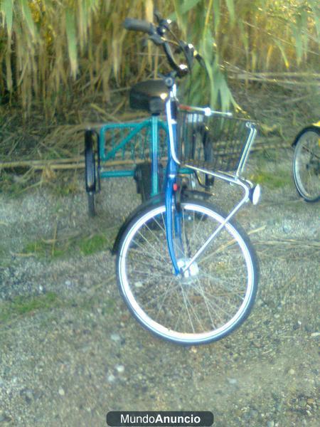 triciclo,bici con tres ruedas