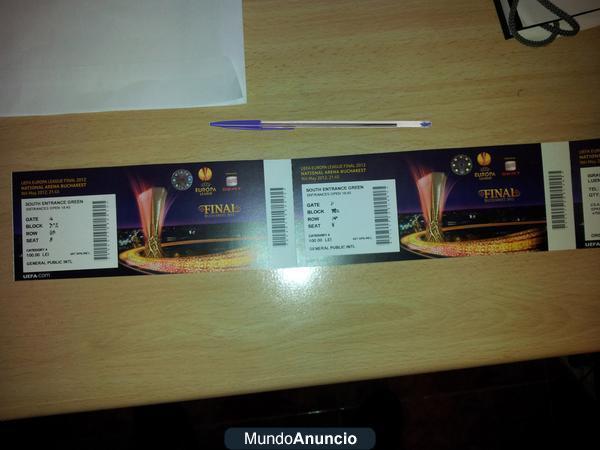 ENTRADAS FINAL EUROPA LEAGUE 2012