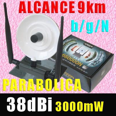 El mas potente Kasens 660000N 3000 mW 38 dB (3 antenas)