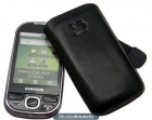 Suncase - Funda de cuero para Samsung GT i5500 Galaxy 5, color negro - mejor precio | unprecio.es