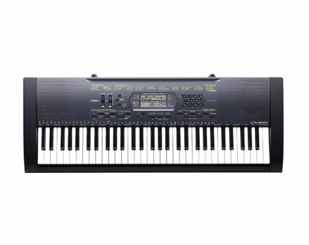 PIANO CASIO CTK 2000 61 TECLAS + SOPORTE DE REGALO