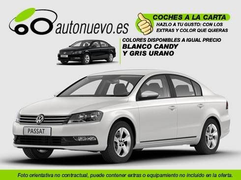 Volkswagen Passat Edition 1.6TDi BM 105cv. Manual 6vel. Blanco ó Gris Urano. Nuevo. Nacional.