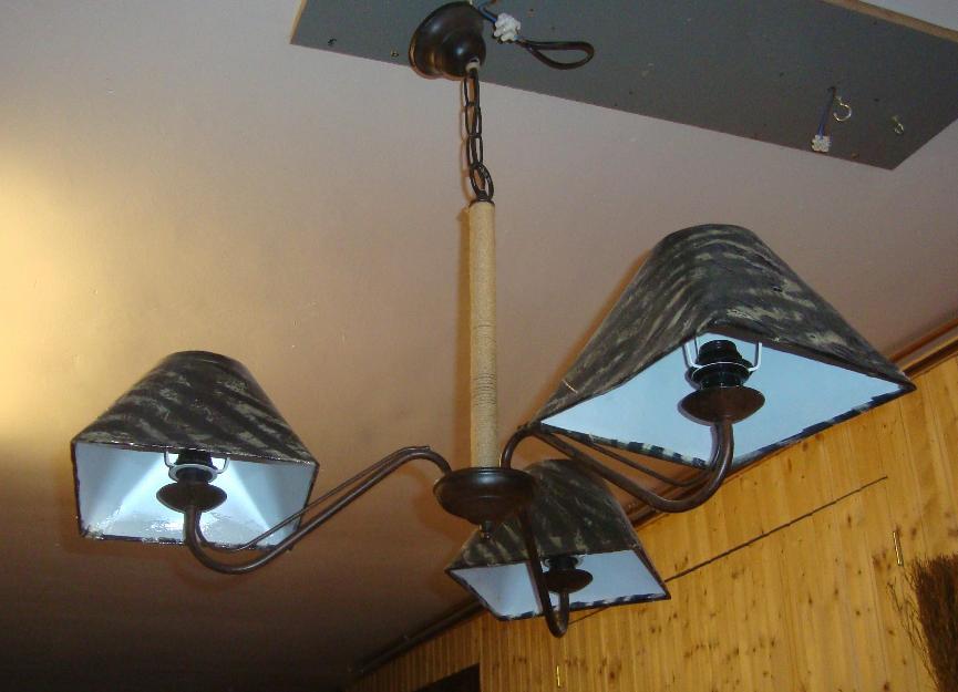 Lámpara de techo 3 focos